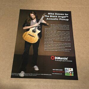 Mike Dawes - DiMarzio - 2017 Print Advertisement